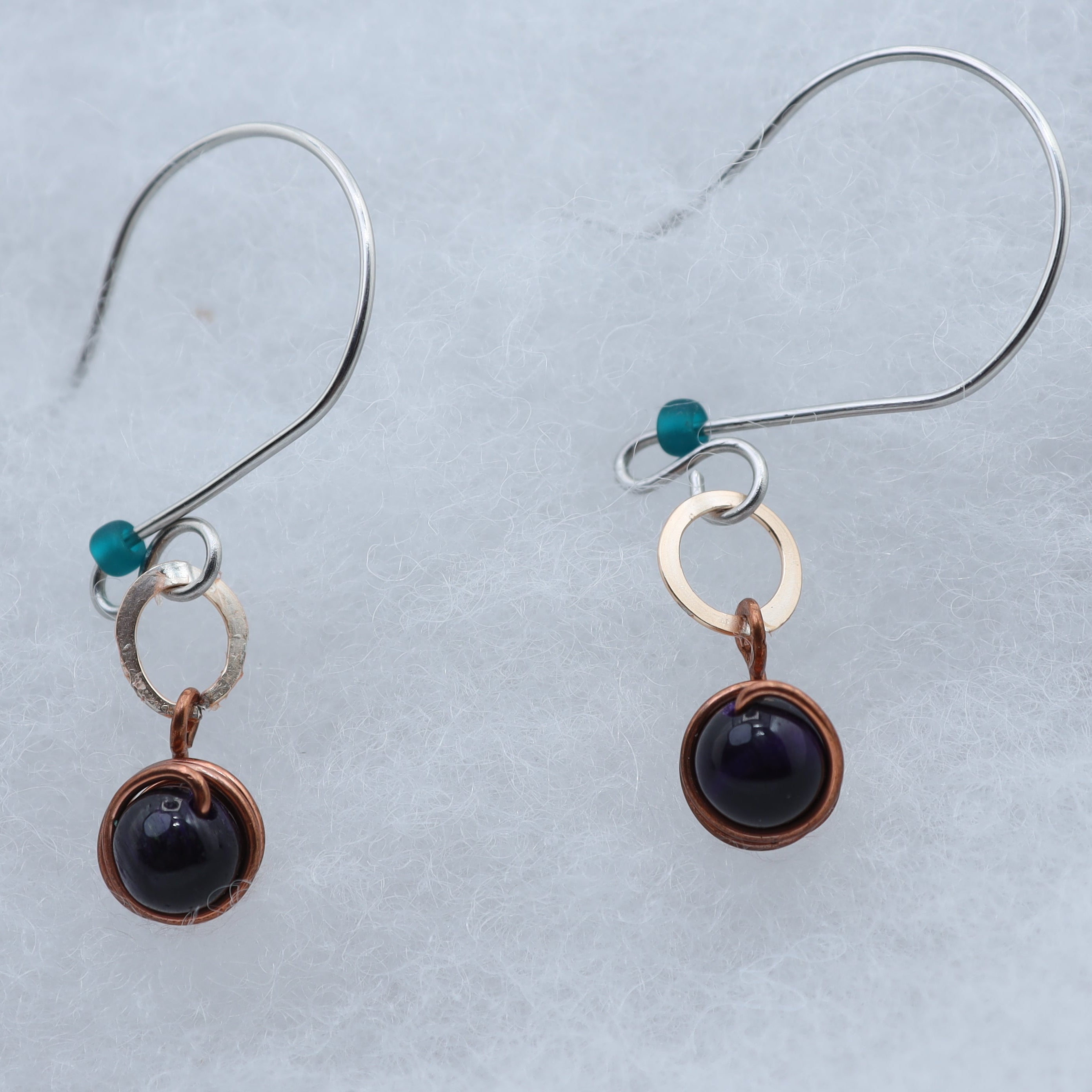 Nightfall Copper Earrings