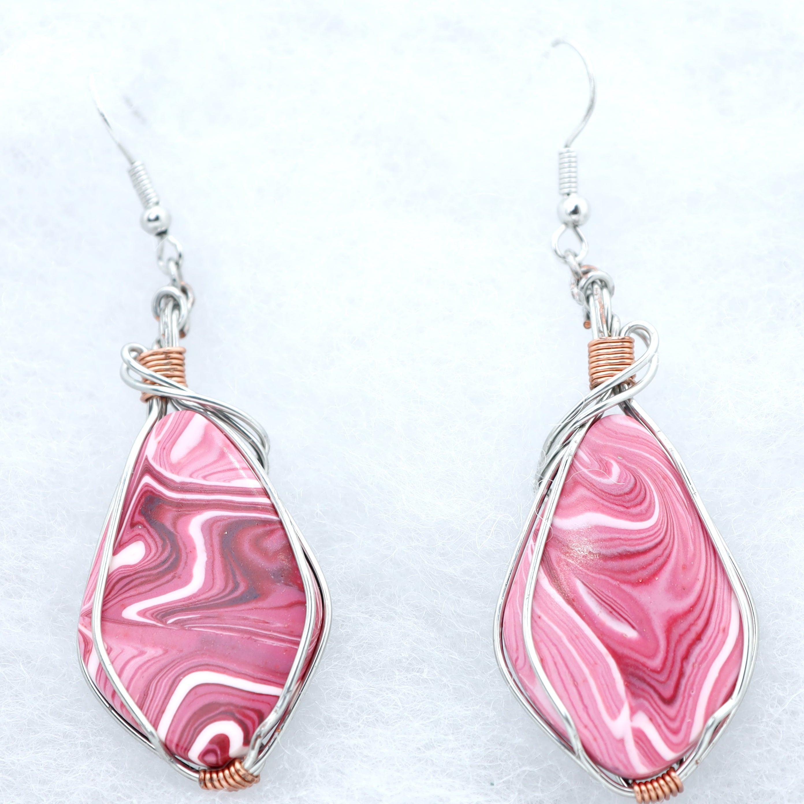 Rosewater Swirl Earrings