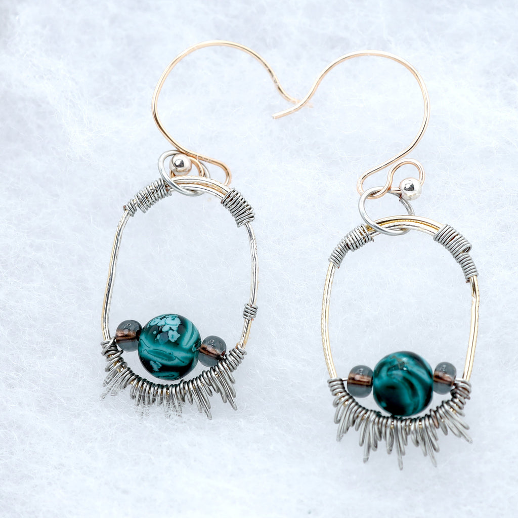 Silver Drift Earrings