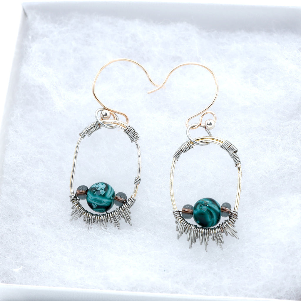 Silver Drift Earrings