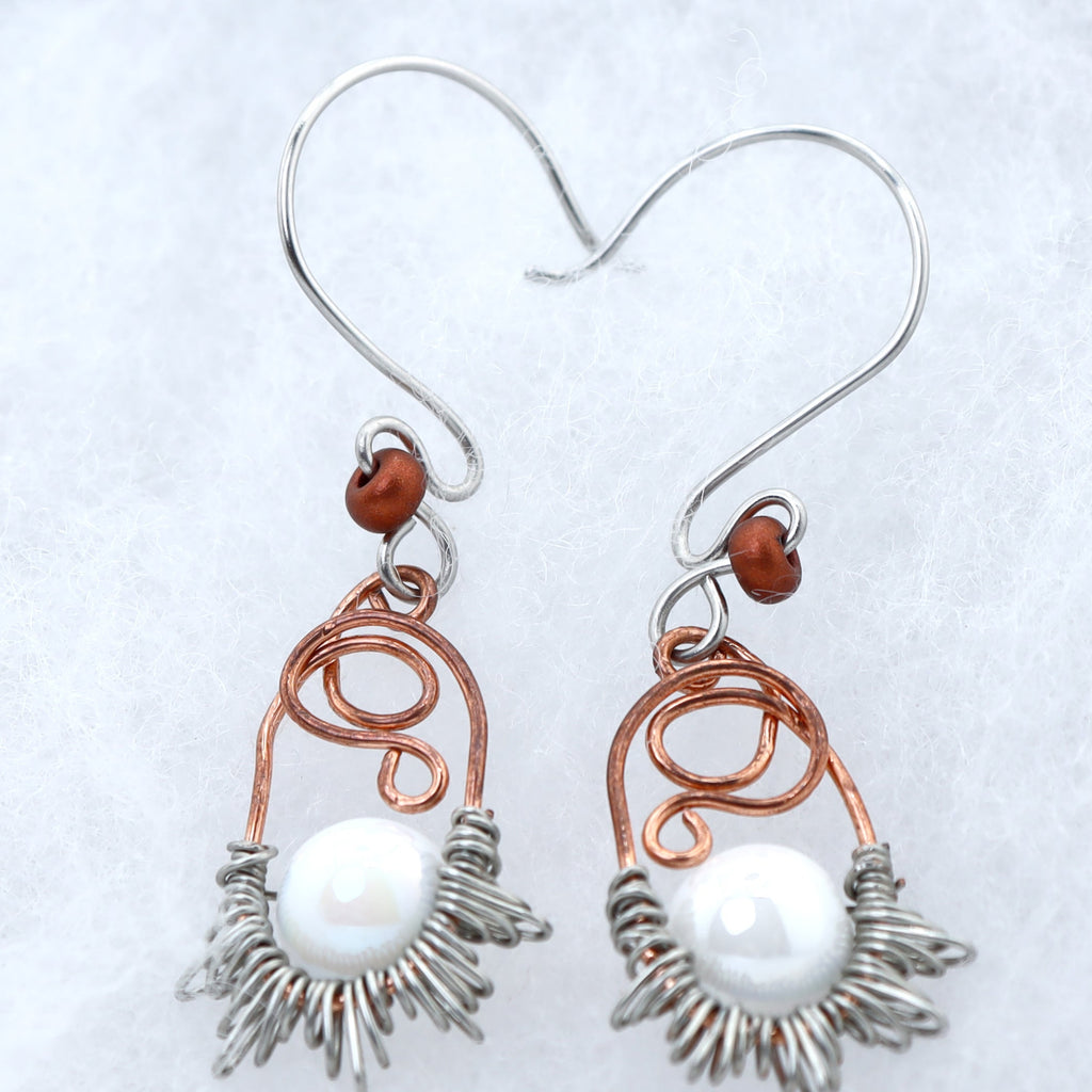 Copper Sun Pearl Drops