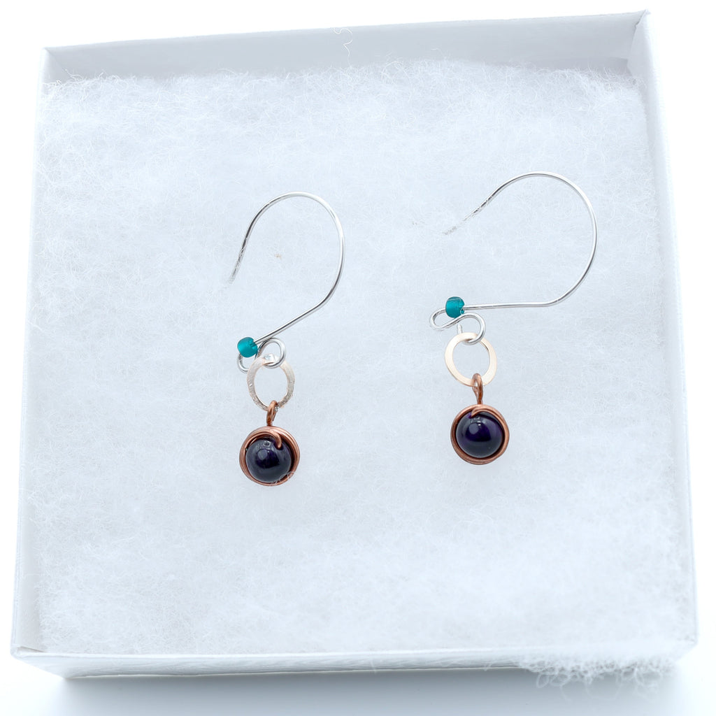 Nightfall Copper Earrings