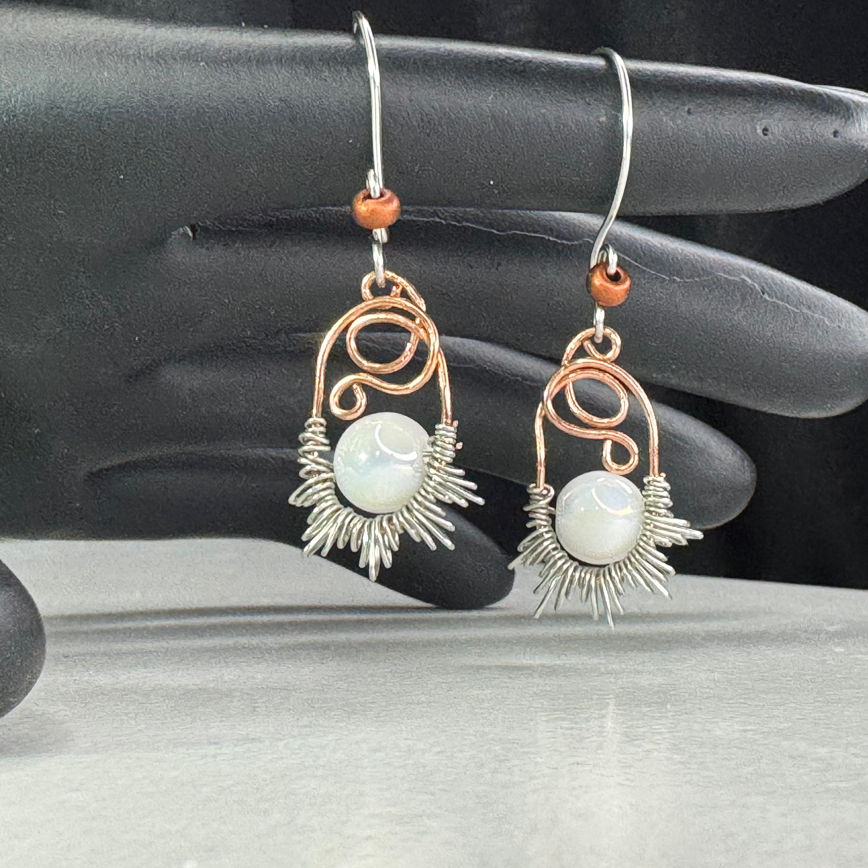 Copper Sun Pearl Drops