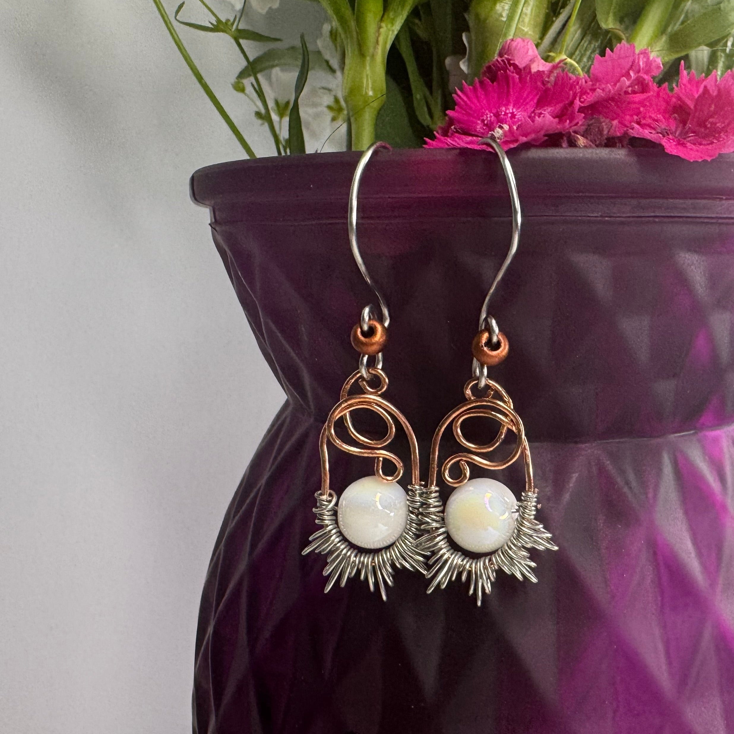 Copper Sun Pearl Drops