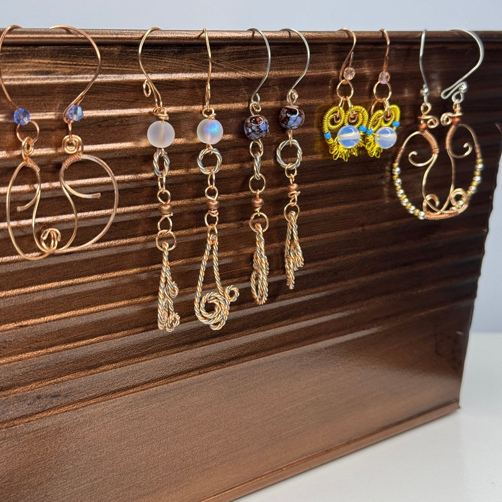 Ember Dusk Cascade Earrings
