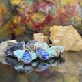Sodalite Clay Teardrop Earrings