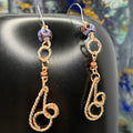 Ember Dusk Cascade Earrings