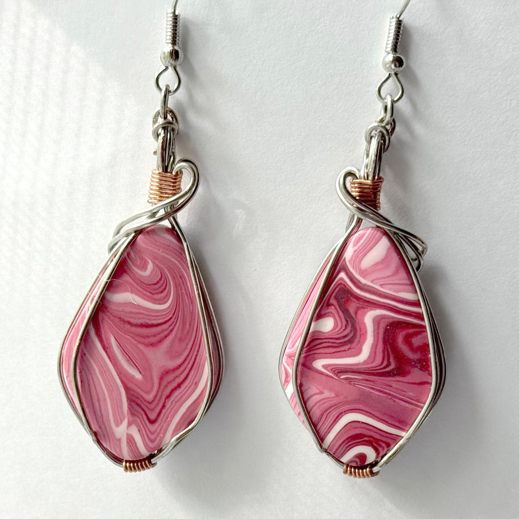 Rosewater Swirl Earrings