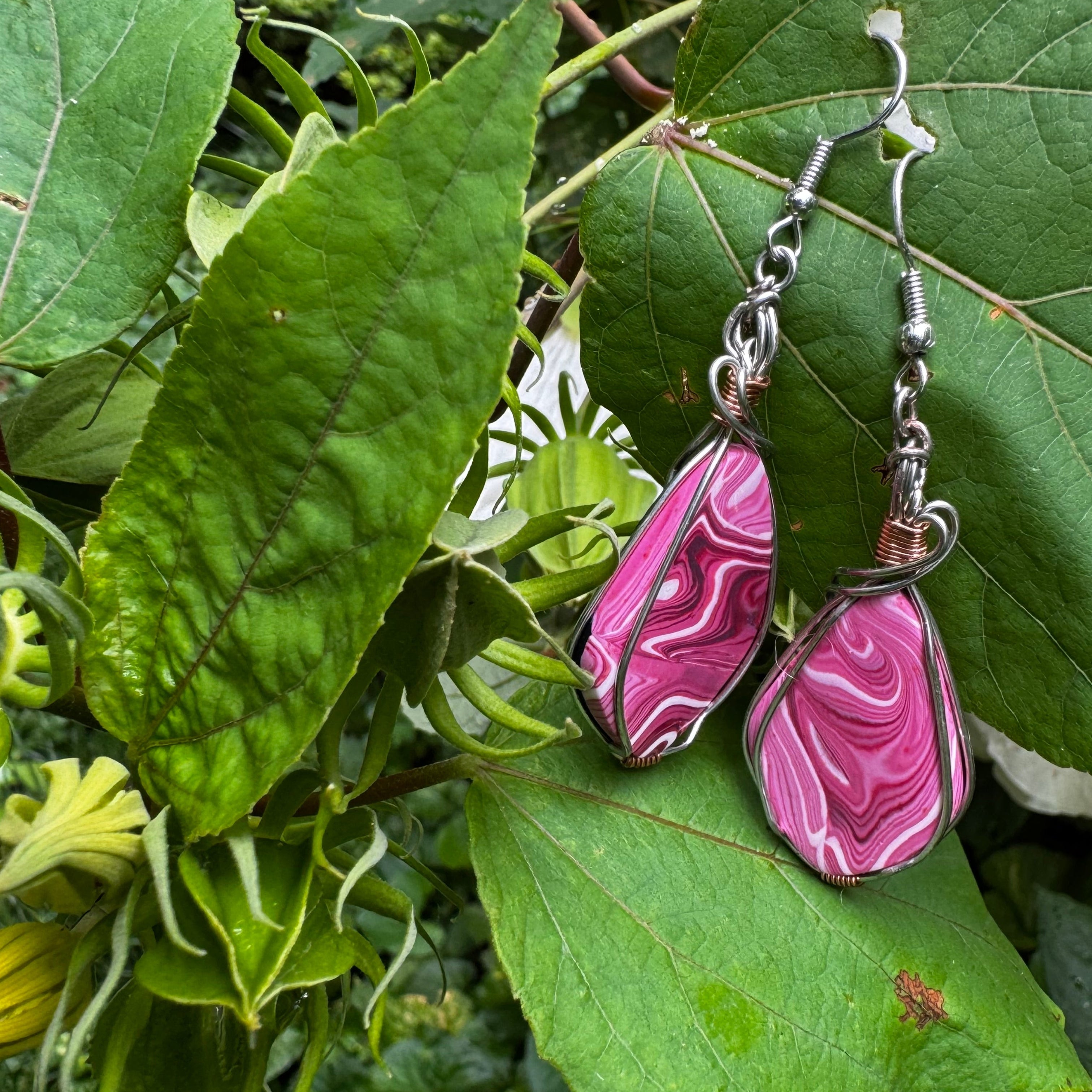 Rosewater Swirl Earrings