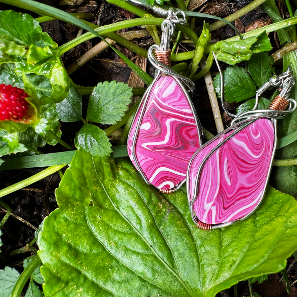 Rosewater Swirl Earrings