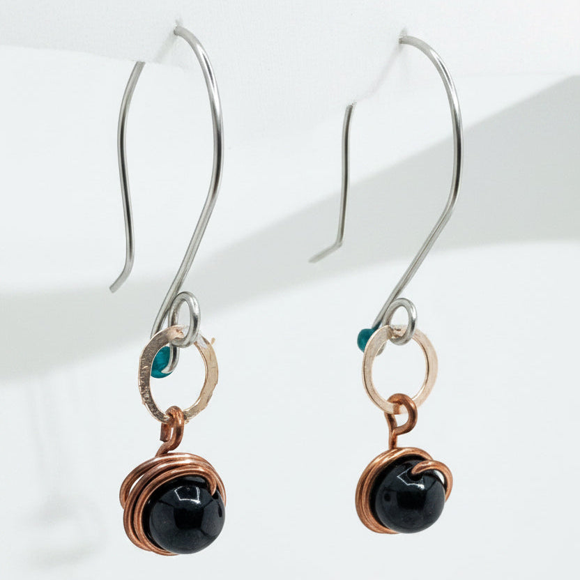 Nightfall Copper Earrings