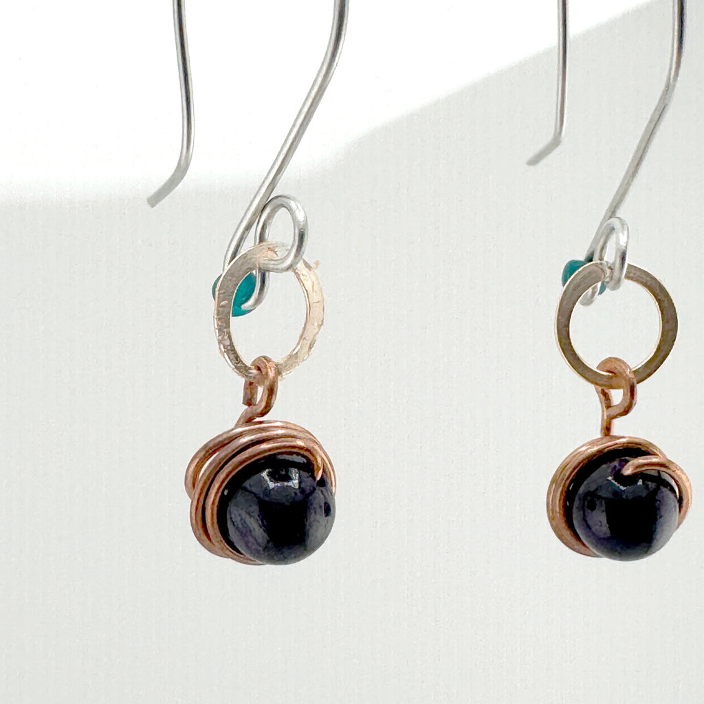 Nightfall Copper Earrings