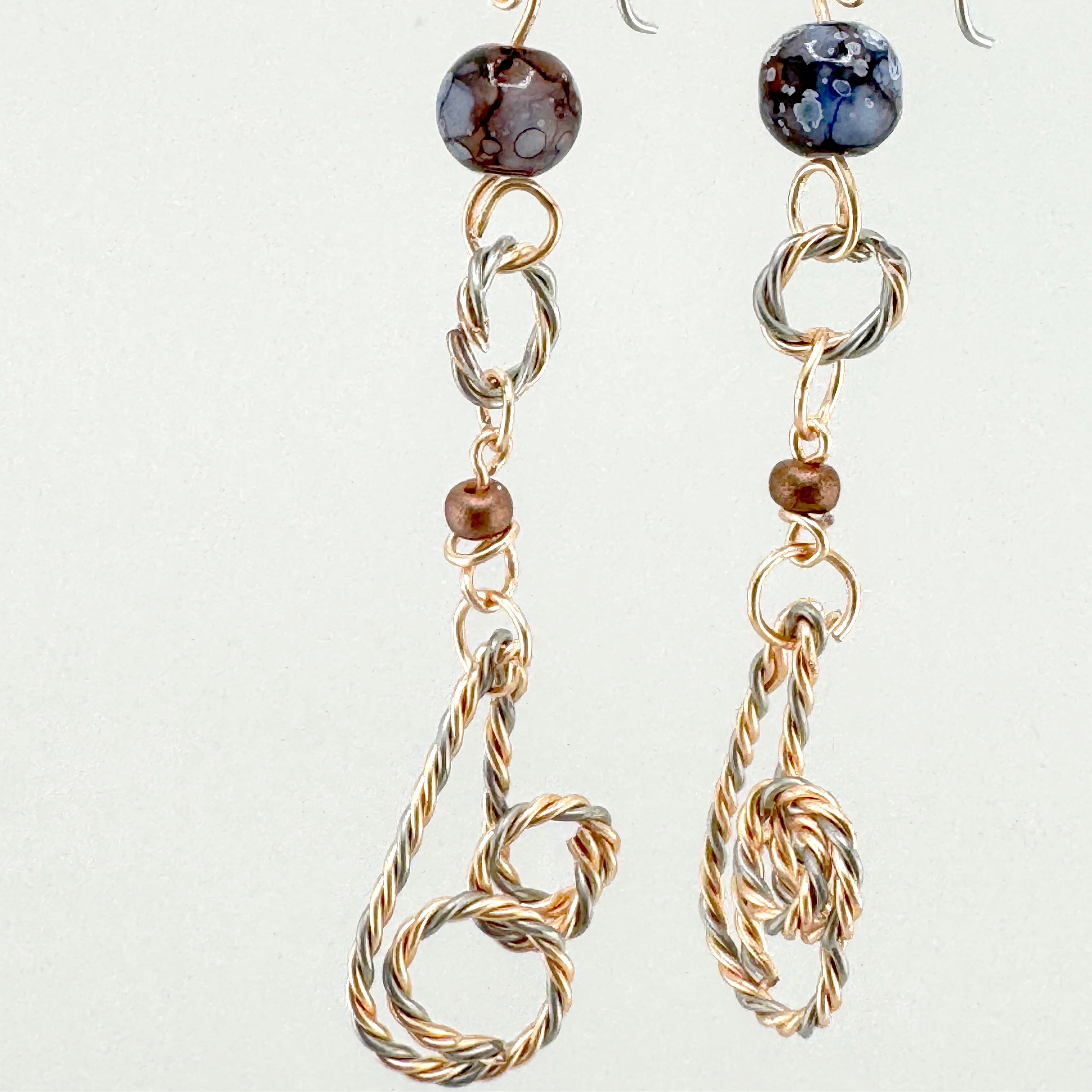 Ember Dusk Cascade Earrings
