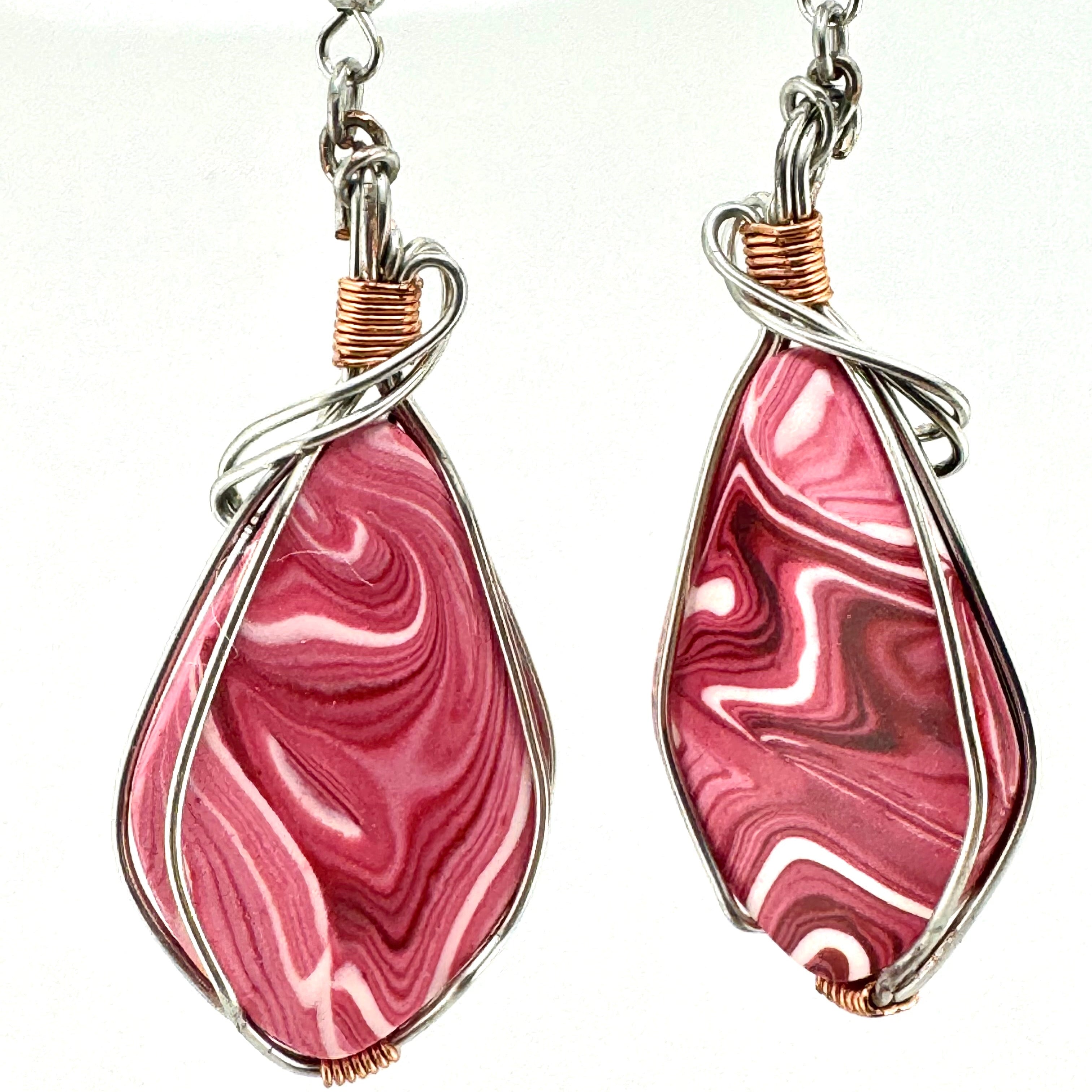 Rosewater Swirl Earrings