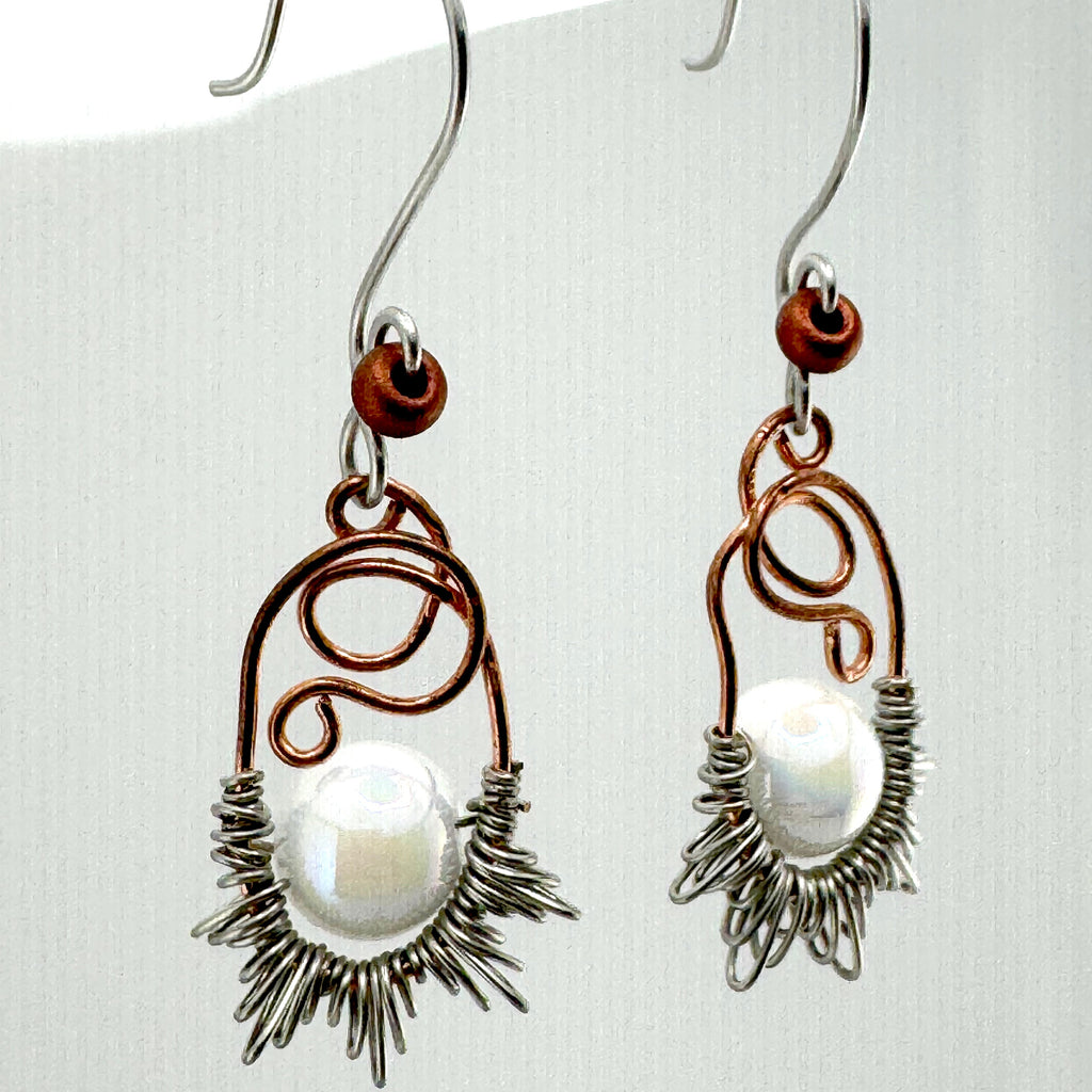Copper Sun Pearl Drops