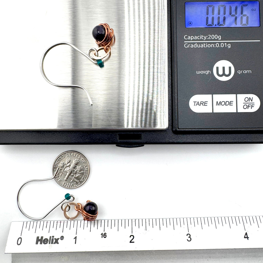Nightfall Copper Earrings
