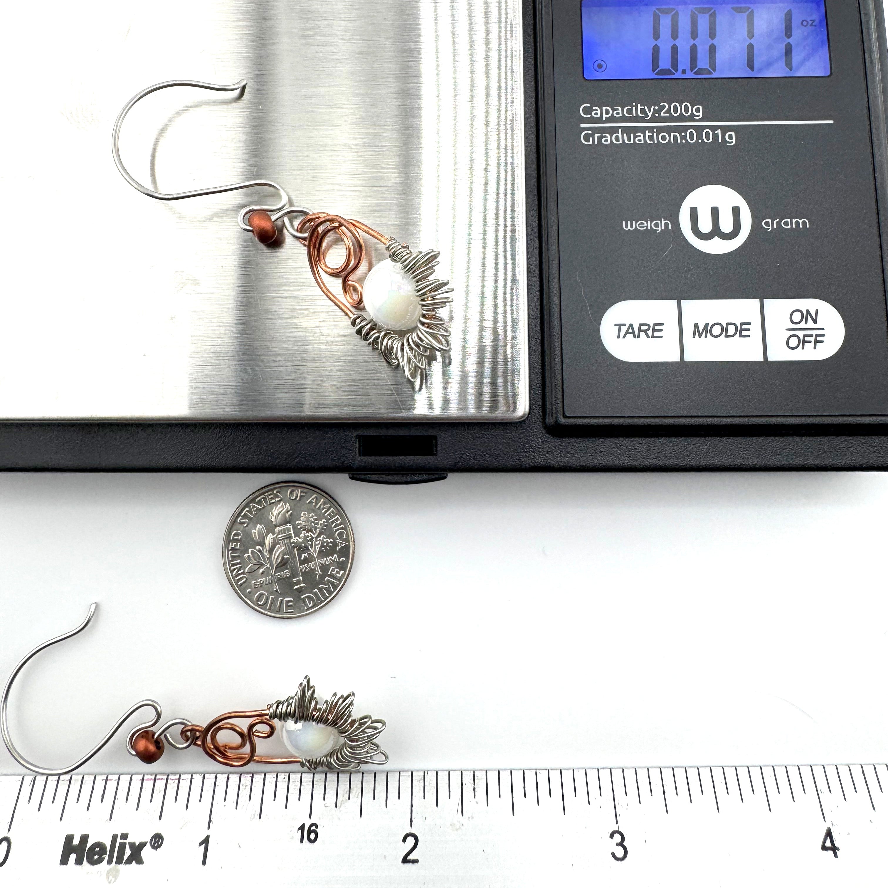 Copper Sun Pearl Drops